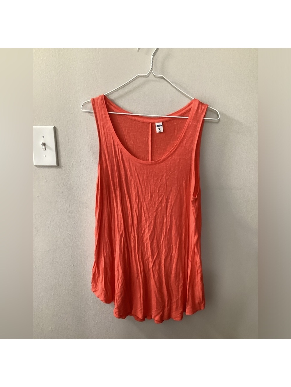 Women’s Old Navy Luxe Medium Orange Sleeveless Blouse Tote8